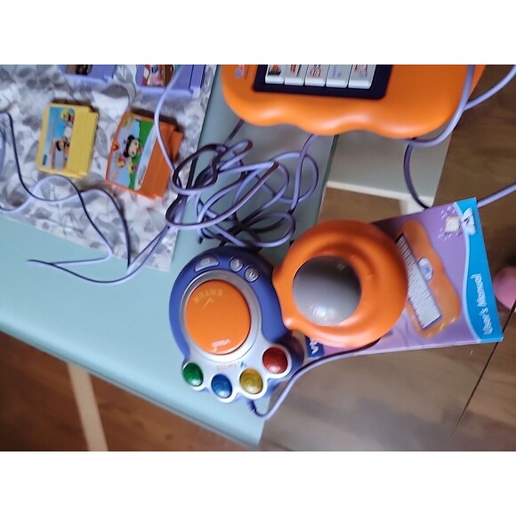VTech - 3 Vsmile 2VMotion TV Learning System Consoles Lot W/Controllers Untested - Picture 3 of 8